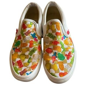 Vans x Haribo Slip-On Sneakers Gummy Bear Print Unisex Men’s 7 / Women’s 8.5